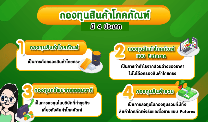 กองทุนสี่ประเภท2 ประเภทของกองทุนสินค้าโภคภัณฑ์