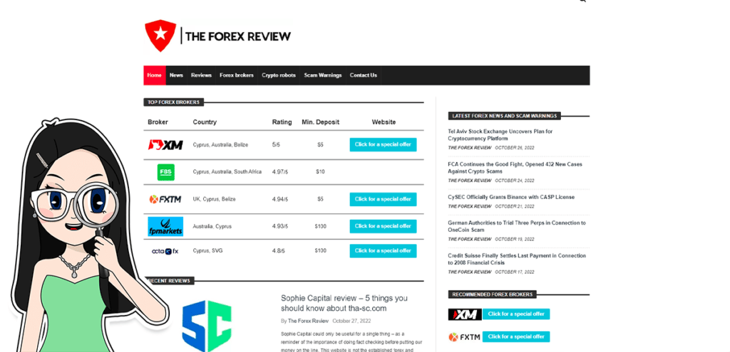 theforexreview เว็บไซต์รีวิวสถาบันการเงินที่ไม่ควรพลาด 2024- The Forex Review