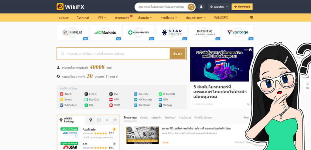 wikifx เว็บไซต์รีวิวสถาบันการเงินที่ไม่ควรพลาด 2024 - WikiFX