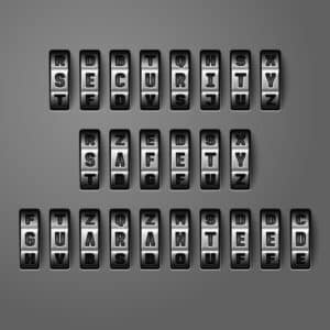 Security safety guaranteed concept