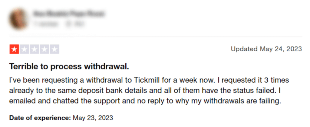 รีวิวจากผู้ใช้งาน Tickmill รีวิวจากผู้ใช้งานจริงคนที่ 1 ของ Tickmill