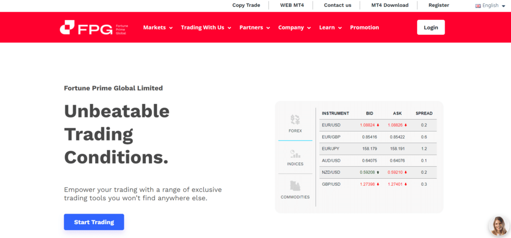 FPG-web FPG (Fortune Prime Global Limited)