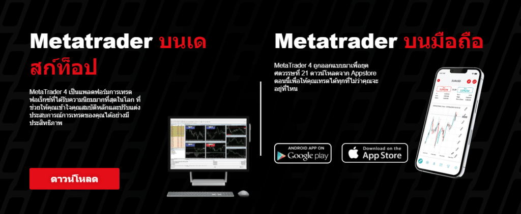 แพลตฟอร์มที่รองรับ Hantec Markets แพลตฟอร์มที่รองรับ Hantec Markets