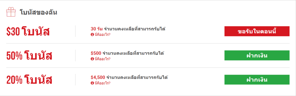 การเปิดบัญชี XM ขั้นตอนที่ 7 ของการเปิดบัญชี XM กรอกข้อมูลรับโบนัส